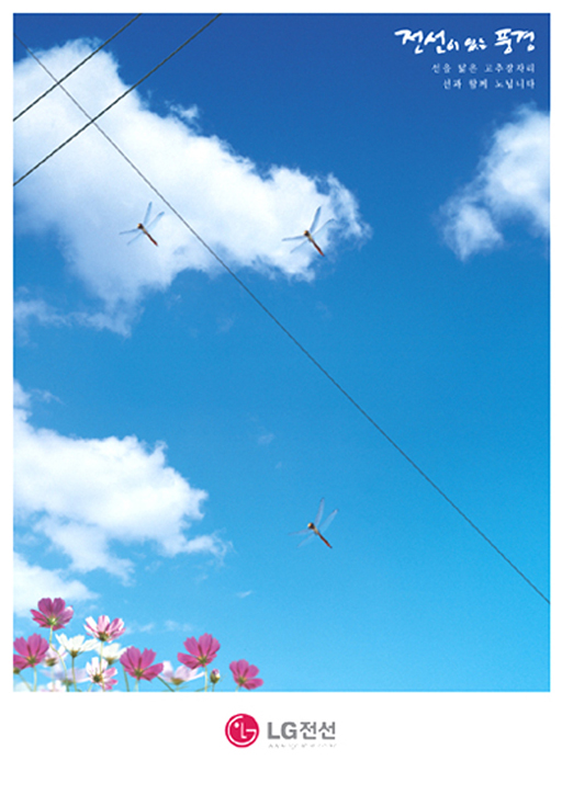 전선이 있는 풍경 LG전선 (소비자가 뽑은 좋은 광고 대상)